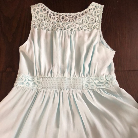 Anthropologie sleeveless dress in mint - Picture 3 of 8